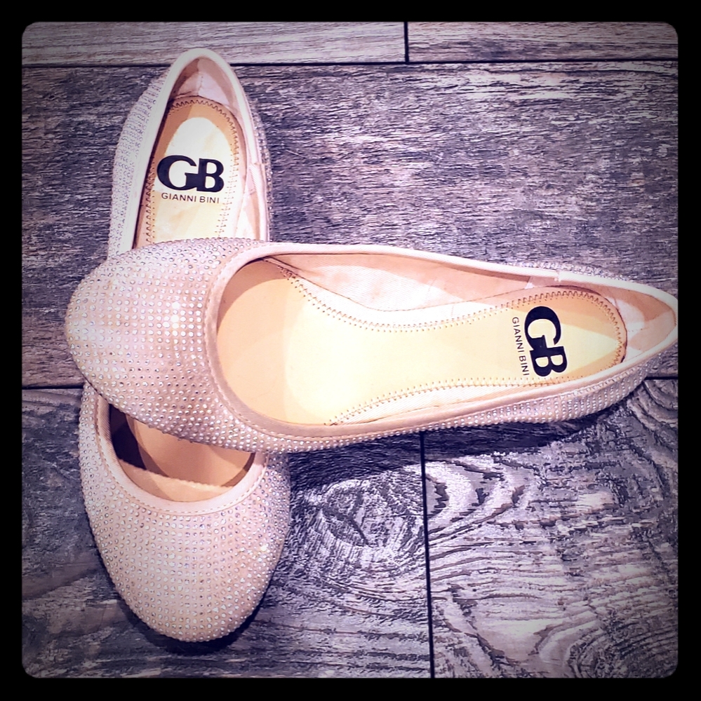 Gianni Bini sparkly flat shoes
